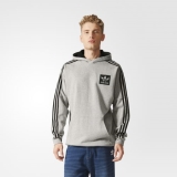 X35r3953 - Adidas Street Essentials Hoodie Grey - Men - Clothing